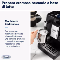 De’Longhi Rivelia EXAM440.35.B Macchina da caffè automatica Black - Vista aggiuntiva 4