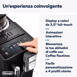 De’Longhi Rivelia EXAM440.35.B Macchina da caffè automatica Black - Vista aggiuntiva 6