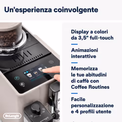 De’Longhi Rivelia EXAM440.55.BG Macchina da caffè automatica Beige - Vista aggiuntiva 6