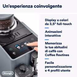 De’Longhi Rivelia EXAM440.55.G Macchina da caffè automatica Grey - Vista aggiuntiva 6