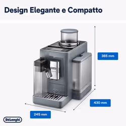 De’Longhi Rivelia EXAM440.55.G Macchina da caffè automatica Grey - Vista aggiuntiva 7