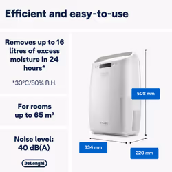 De’Longhi Tasciugo AriaDry Multi DEXD214RF 2,1 L 40 dB 300 W Bianco - Vista aggiuntiva 5
