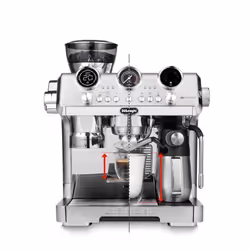 De’Longhi La Specialista Maestro EC9885.M Macchina per caffè espresso con macinacaffè 2,5 L 19 bar Argento - Vista aggiuntiva 2