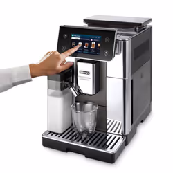 De’Longhi PrimaDonna Aromatic ECAM630.75.TSM Macchina per caffè espresso automatica con macinacaffè 2,2 L 19 bar Nero, Titanio - Vista aggiuntiva 4