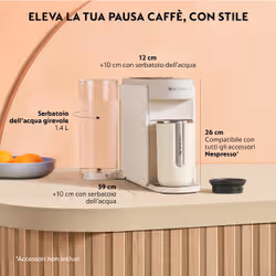 De’Longhi ENV200W+100CAPS Automatica Macchina per caffè a capsule 1,4 L - Vista aggiuntiva 7