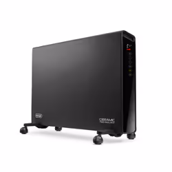 De’Longhi HX65L22, Stufa elettrica a convezione, Ceramica, 24 h, Interno, Pavimento, Grigio