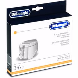 Filtri per friggitrici F28. Confezione contenente: 3 filtri carboni attivi + 6 filtri carta. Per modelli F28