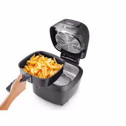 De’Longhi FH2184.BK Singolo Indipendente 1400 W Friggitrice a basso contenuto di grassi Nero