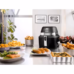 De’Longhi FH2394.BK friggitrice Singolo Indipendente 1400 W Friggitrice ad aria calda Nero - Vista aggiuntiva 6