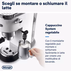 De’Longhi Dedica Style EC 685.W Automatica/Manuale Macchina per espresso 1,1 L - Vista aggiuntiva 4