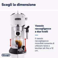 De’Longhi Dedica Style EC 685.W Automatica/Manuale Macchina per espresso 1,1 L - Vista aggiuntiva 5