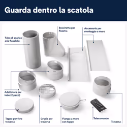 De’Longhi PAC EX120 SILENT condizionatore portatile 64 dB Nero - Vista aggiuntiva 6