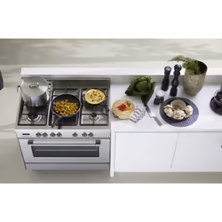 De’Longhi Linea PRO Cucina Elettrico Gas Crema, Acciaio inox - Vista aggiuntiva 5