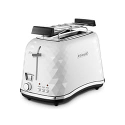 De’Longhi CTJ 2103.W tostapane 2 fetta/e 900 W Nero, Bianco