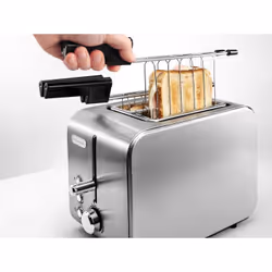 De’Longhi CTX 2203 tostapane 2 fetta/e 550 W Argento - Vista aggiuntiva 4