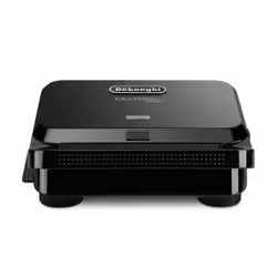 De’Longhi MultiGrill Easy SW12A.BK, Nero, Rettangolare, 270 x 140 mm, Coperchio incernieriato, 800 W, 220 - 240 V