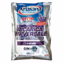 Ariasana Ricarica Lavanda, Assorbitore (ricarica), Cristalli, Assorbiumidità e odori, Alluminio, Multicolore, 2 mese(i), 3 pz