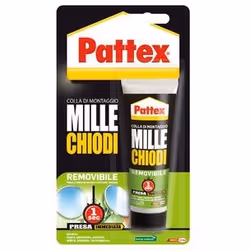 Pattex MilleChiodi Removibile, Pasta, Tubo, 100 g