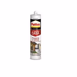 Pattex Finestre e Infissi Trasparente 280ml, 280 ml, Sigillante in silicone, Adatto per uso interno, Adatto per uso esterno, ...