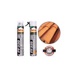SCHIUMA POLIURETANICA SISTA PER TEGOLE E COPPI PF 320 ML.750 Schiuma poliuretanica ML. 750, per la posa e il fissaggio in mod ...