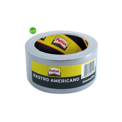 Henkel - Nastro adesivo telato Pattex americano rinforzato impermeabile grigio 50 mm 25 mt