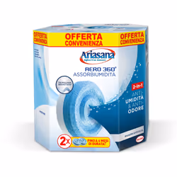 Ariasana Aero Tab Inodore bipack 2x450g, Assorbitore (ricarica), Compressa, Assorbiumidità e odori, Blu, Bianco, Cloruro di c ...