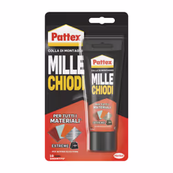 Pattex Millechiodi Extreme 142g, Pasta, Adesivo ai polimeri, Tubo, 142 g