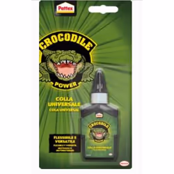 Pattex Crocodile Power alleslijm tube van 50 g op blister, Liquido, Adesivo per contatto, Tubo, 50 g