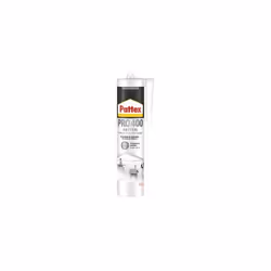 Adesivi di montaggio Pattex Pro 400 Crystal Adesivo di montaggio e sigillante multiuso cristallino, monocomponente, flessibil ...