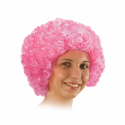 Carnival Toys 02125, Parrucca per costume, Adulto, Femmina, Rosa, Italia