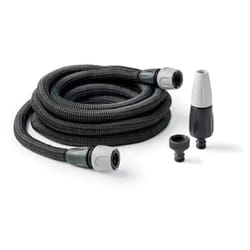 GF - tubo da giardino auto-estensibile g.f. 'aquapop grey easy' in tessuto, 15 metri