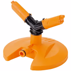 G.F. Rotax, Spruzzatore d'acqua circolare, 160 m², 4 bar, Nero, Arancione
