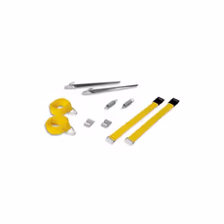 Tie down s giallo Dispositivo di ancoraggio realizzato per un facile e solido aggancio frontale dei tendalini F45 S/L, F65 S/ ...