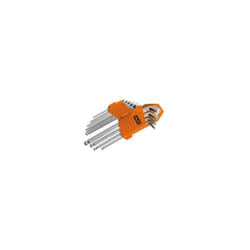 Iperbriko - chiavi maschio esagonali ball-point piegate serie 9 pezzi crv