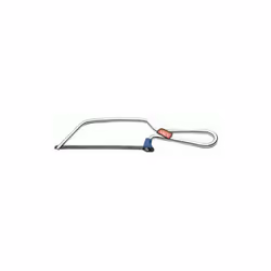 Seghetto ad arco archetto puk con lama acciaio 155mm Il Seghetto ad arco archetto puk con lama acciaio 155mm è un miniseghett ...