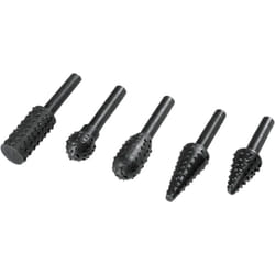Iperbriko - frese raspe rotanti legno punte fresa intaglio codolo 6mm 5PZ valex
