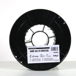 Telwin - 804069 Bobina Filo Alluminio d. 1 mm 2 kg per Saldatura, 0.1 v, 1 mm - 2 kg, Grigio