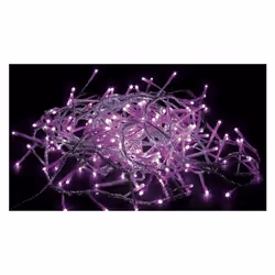 Giocoplast 192 Led Viola Est.giochi L.cav, Ghirlanda di luci decorative, Trasparente, IP44, Flessibile, Trasparente, Pulsanti