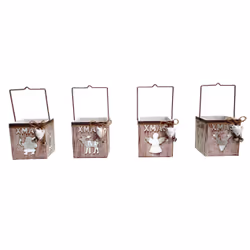 Giocoplast Porta Tealight in Legno Assortiti, cm 8, 1 pz, Legno, Legno