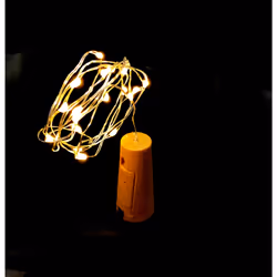 Giocoplast Tappo con 20 Gocce Di LED Bian, 20 lampada(e), LED, Bianco, Interno, 1 m