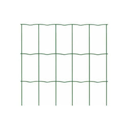 Rete per Recinzioni Metallica Plastificata Verde Resistente in Rotoli - Formato: 10 mt x 1 h