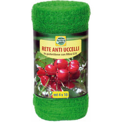 Rete anti uccelli a maglia quadrata per orti e frutteti in Nylon anti uv 1 x 1 mm -2 x 5 mt