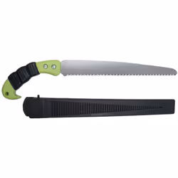 Lunghezza totale 30 cm Colore: Manico verde e nero Materiale: Impugnatura gommata Utilizzo: Segaccio fisso con impugnatura an ...