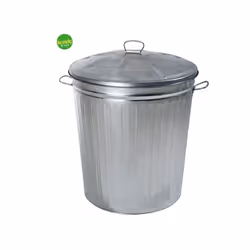 Bidone zincato, pratico e semplice. Realizzato in metallo zincato, potrà essere usato come porta rifiuti o per contenere qual ...