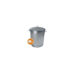 Bidone zincato Verdelook lt. 80