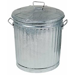 Bidone immondizia acciaio domus galvanizzato lt 35 cm 38X31 h.cm 37 8004944211180 casalinghi domus