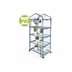Verdelook Serra 647/66 a quattro ripiani con ruote. Struttura in metallo verniciato e parti di raccordo in materiale plastico ...