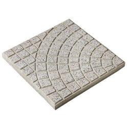 Mattonella a ventaglio grigio 40X40