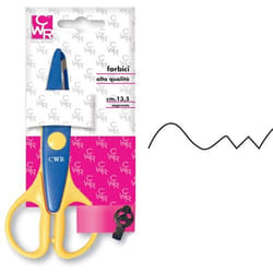 CWR FORBICI DECO CM.13 5 Forbici per attività manuali Taglio dritto Blu, Giallo