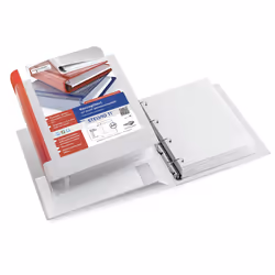 SEI Rota Stelvio TI, A4, Doppio anello, Conservazione, PVC, Blu, Bianco